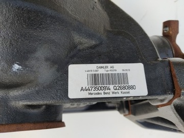 NÁPRAVA DIFER DIFERENCIÁL ZADNÍ MERCEDES VITO W639 2.2 CDI A4473500914 14-