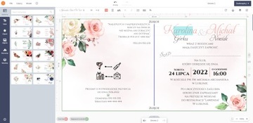 Свадебные приглашения в стиле бохо в деревенском стиле Oliwia Glamour