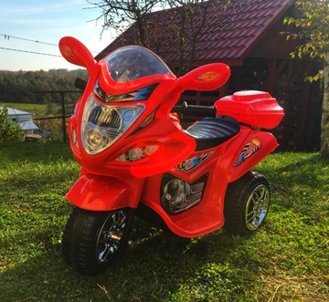 ДЕТСКИЙ МОТОЦИКЛ НА АККУМУЛЯТОРЕ, МУЗЫКА, СВЕТОДИОДНАЯ ИГРУШКА