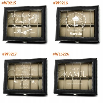 Коробка-футляр для ЧАСОВ с ГРАВИРОВКОЙ ко ДНЮ ОТЦА