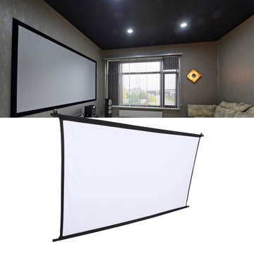 Ekran projekcyjny HD Składany, przenośny, odporny