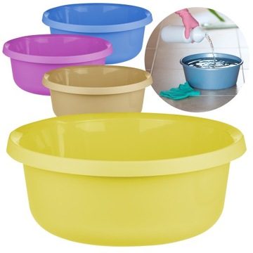 ЧАША ПЛАСТИКОВАЯ КРУГЛАЯ 30СМ 7л МАССИВНАЯ КУХНЯ