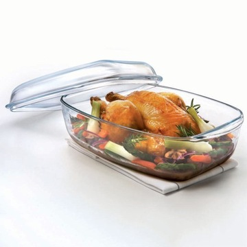40686 PYREX NACZYNIE ŻAROODPORNE Z POKRYWĄ 7 L