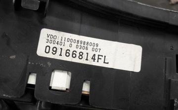 88311302 PŘÍSTROJOVÁ DESKA BUDÍKY OPEL CORSA C 2003 DIESEL