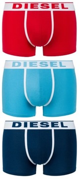 DIESEL ORYGINALNE BOKSERKI MĘSKIE 3-PACK BOX M