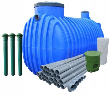 Oczyszczalnia ścieków z koszem 4000L 48mb