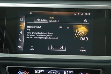 Audi Q3 II SUV 2.0 45 TFSI 245KM 2021 Audi Q3 Sportback 45 TFSI, Salon Polska, zdjęcie 8