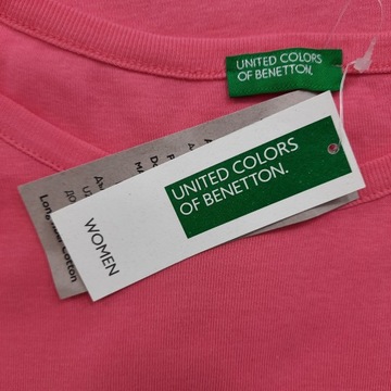 Bluza bluzka rękaw 3/4 BENETTON bawełna 100% L