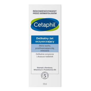 Zestaw Cetaphil EM Emulsja 236 ml i Delikatny żel
