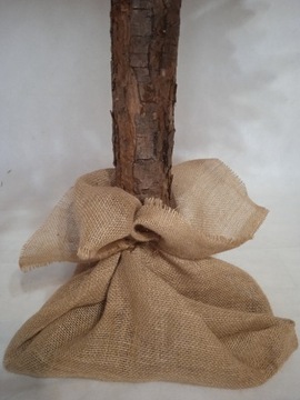 Елка НА ЗАСНЕЖЕННОМ СТВОЛЕ СОСЫ 80 см ПРЕМИУМ