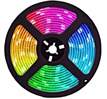 RGB LED STRIP 300 LED SMD 5M + ВОДОНЕПРОНИЦАЕМЫЙ ДИСТАНЦИОННЫЙ ДИСТАНЦИОННЫЙ