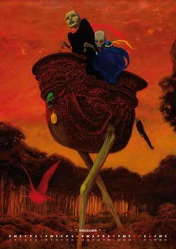 Kalendarz Beksiński 2025 A3 wzór 8