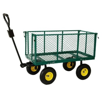 Тачка садовая тележка транспортировочная прицепная 250 кг