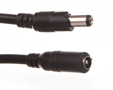 Удлинительный кабель DC M/F, черный, 3 м