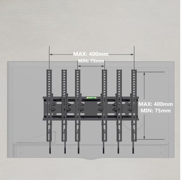 СВЕРХПРОЧНОЕ НАКЛОННОЕ КРЕПЛЕНИЕ ДЛЯ ТЕЛЕВИЗОРА ВЕШАЛКА ДЛЯ ТЕЛЕВИЗОРА УНИВЕРСАЛЬНАЯ 23–55 ДЮЙМОВ
