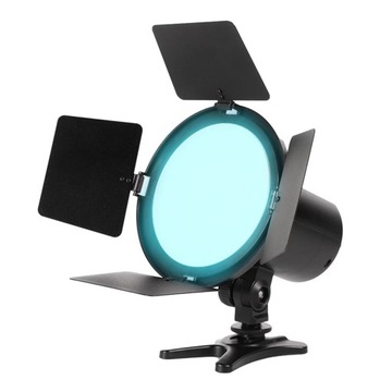 10W RGB Photography Light Bi-color LED Light Blue