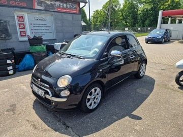 Fiat 500 II Hatchback 3d 1.2 69KM 2008 Fiat 500 1.2 Benzyna 69 KM, Klimatyzacja,, zdjęcie 2
