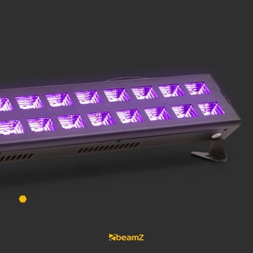 Ультрафиолетовый луч 2х12 светодиодов УФ эффект Plug & Play Beamz
