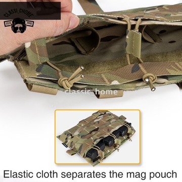 тройная панель MOLLE для жилета AVS JPC