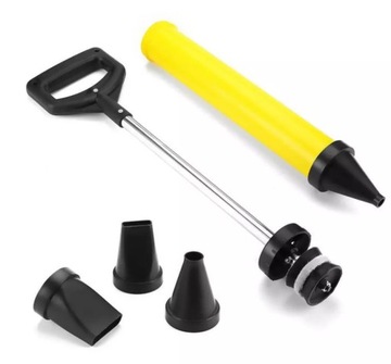 СТРОИТЕЛЬНЫЙ ПРУЖИННЫЙ НАСОС ДЛЯ КЛЕЯ, ШВОВ, ШТУКАТУРКИ, 4 НАСАДКИ