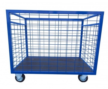 WÓZEK platformowy 100x60 Kosz transportowy ZEUS