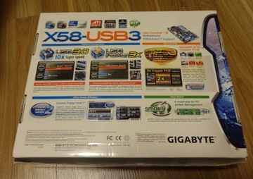 Материнская плата Gigabyte GA-X58-USB3 BOX + процессор 6 ядер + 24 ГБ ОЗУ