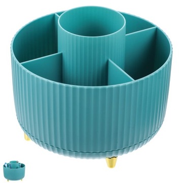 Вращающийся органайзер для макияжа Vanity.