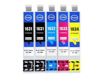 5X TUSZE T1631-T1634 16XL DO EPSON WORKFORCE WF2630 WF2660 WF2750 WF2760