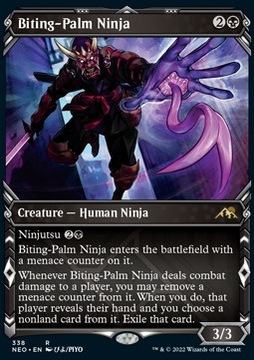 Biting-Palm Ninja - FOIL EXTRAS @@@@