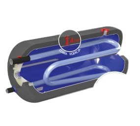 Elektromet boiler WGJ 120L 2-WĘŻOWNICA MAX W IZOLA