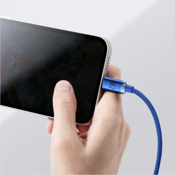 Кабель Baseus USB Lightning Cable 2,4А, 1,2м, синий.
