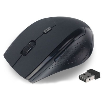 MYSZ Bezprzewodowa Myszka Ergonomiczna USB do Laptopa Komputera Gier Biura