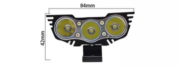 МОТОЦИКЛ ГАЛОГЕННЫЙ 30W 2400LM 3 РЕЖИМА СВЕТА