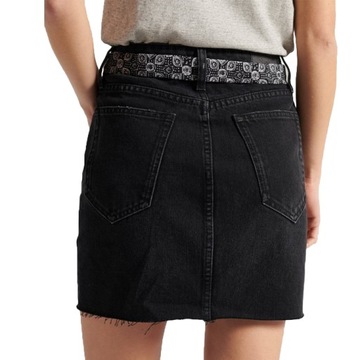 Spódnica SUPERDRY damska jeansowa mini r W30