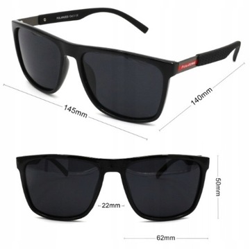 МУЖСКИЕ ПОЛЯРИЗОВАННЫЕ СОЛНЦЕЗАЩИТНЫЕ ОЧКИ UV400 NERDY ДЛЯ ВОДИТЕЛЬСКОГО ЧЕХОЛА