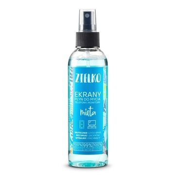 Płyn do mycia ekranów MIĘTA 200ml Zielko