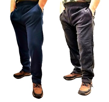 SPODNIE MĘSKIE ROBOCZE OCIEPLANE DRESOWE IDEALNE NA CODZIEŃ DO PRACY XXL