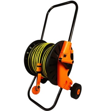 САДОВЫЙ ШЛАНГ НА ТЕЛЕЖКЕ, БАРАН, КАТУШКА, НАБОР, Полив, Разбрызгиватель, 1/2-50м