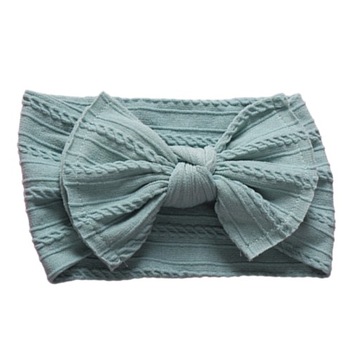 OPASKA NA GŁOWĘ DLA DZIEWCZYNKI 40-55 CM KOKARDA