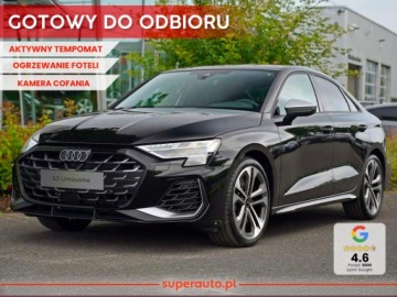 Audi A3 8Y S3 Limousine Facelifting 2.0 TFSI 333KM 2026 AUDI A3 S3 TFSI quattro Sedan 2.0 (333KM) 2026