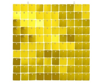 Panel dekoracyjny złoty, przezroczyste tło, 30x30