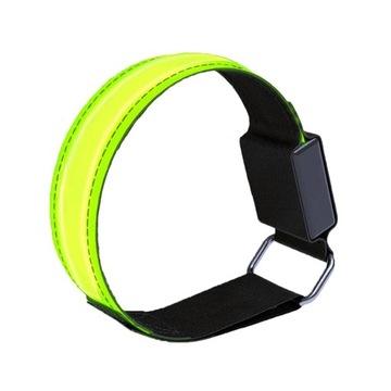 СВЕТЯЩАЯСЯ СВЕТООТРАЖАЮЩАЯ ЛЕНТА РЕМЕНЬ СО СВЕТОДИОДОМ Светоотражающая застежка на липучке Ошейник для рук на ногах