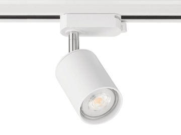 Reflektor Szynowy LED Lampa GU10 Spot Tuba na Listwę 1-Fazowa