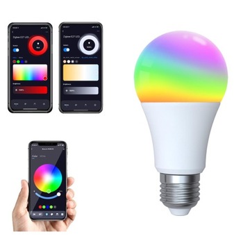 TUYA ZIGBEE 10W E27 RGB светодиодная лампа