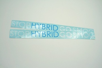 Наклейка Stop Hybrid Go Smog, длина 35 см.