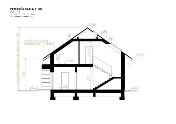 Проект дома Pióro Architekci-11 Базовая версия