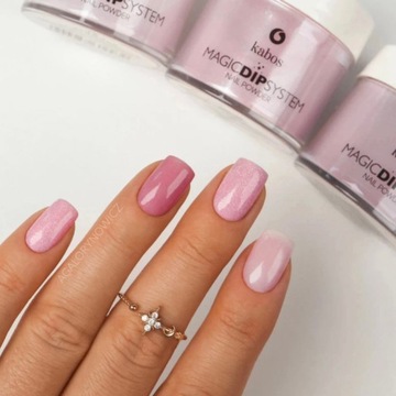Титановая пудра для ногтей Kabos 20г 48 Milky Lavender Purple