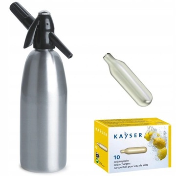 Syfon saturator do wody gazowanej +10szt nabojów