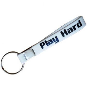 BS BRELOK do kluczy PLAY HARD biały szafki