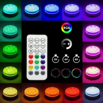 Водонепроницаемый подводный светильник для бассейна, 13 светодиодов